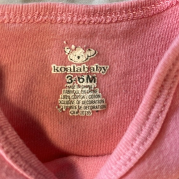 3-6M girls onesie, diaper shirt bundle - Picture 3 of 9